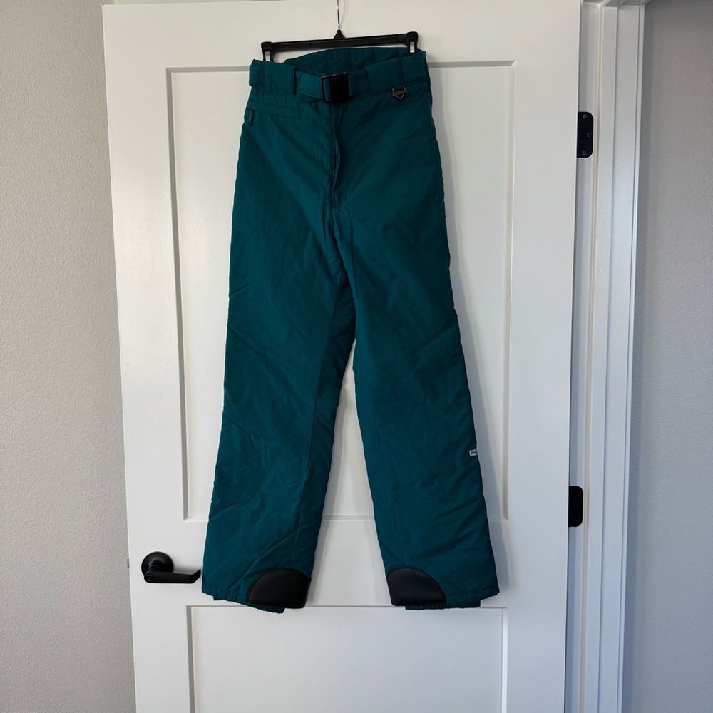 Vintage Fera Skiwear Insulated Snow Pants – Teal | Size 30